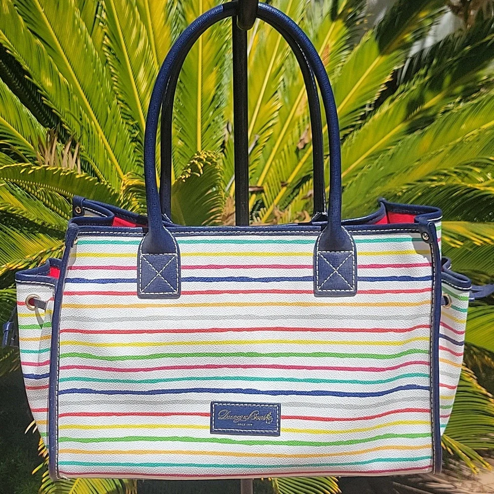 DOONEY & BOURKE Multi-Color Striped Small Tote